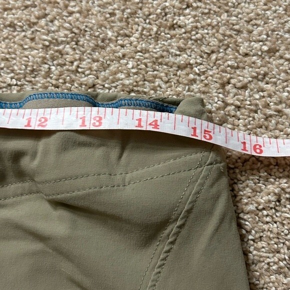 Columbia Omni-Shield Cropped Pants, Size 8 Tan Snap Drawstring Lightweight - Picture 6 of 13